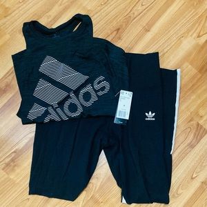 NWT Adidas Tank Top and NWOT Adidas leggings